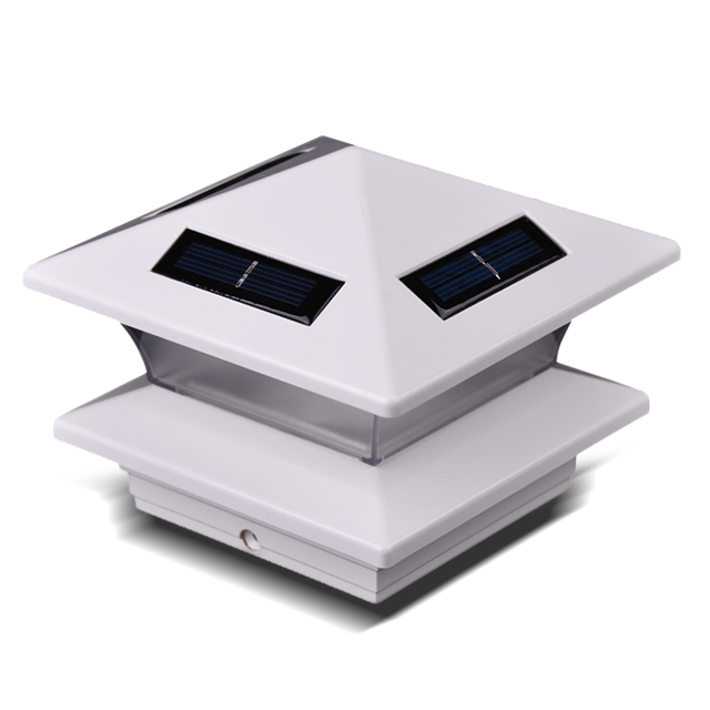 2211-NF24 WH White Outdoor Stolpe Cap Light staket Trädgårdsljus 2211-NF24 WH White Outdoor Stolpe Cap Light staket Trädgårdsljus