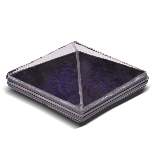 2211-TC8 Svart användbar handgjord Tiffany-stolpsmössa 2211-TC8 Svart användbar handgjord Tiffany-stolpsmössa