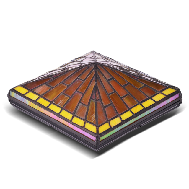 2211-TC4 Utomhus Tiffany Fence vattentät stolplock 2211-TC4 Utomhus Tiffany Fence vattentät stolplock