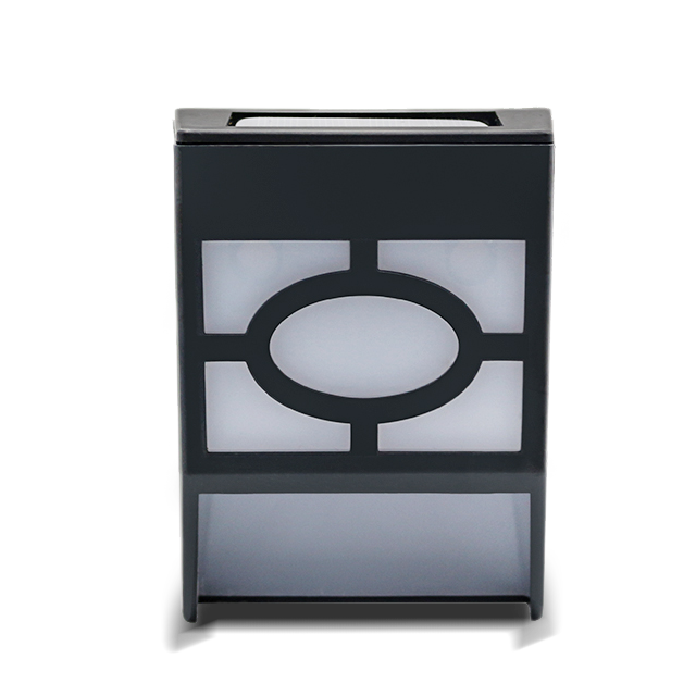 NBL-SWL-9 Utomhus Polysilikon Panel Svart Solar Vägglampa